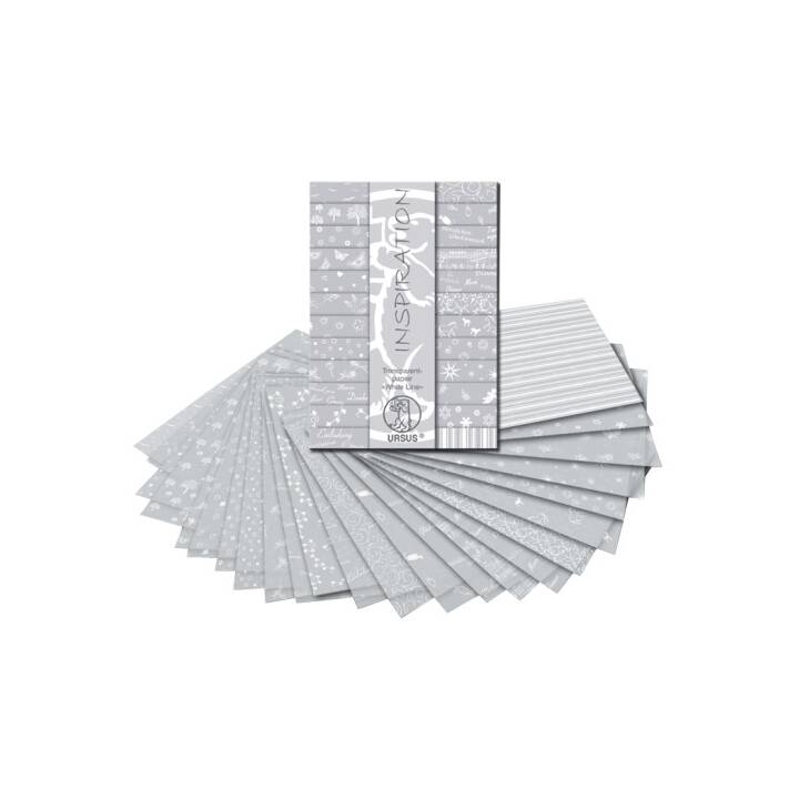 URSUS Papier calque (Blanc, A4, 24 pièce)