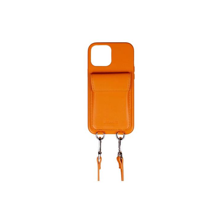 URBANY'S Backcover avec cordon Pumpkin Pie (iPhone 15, Orange)