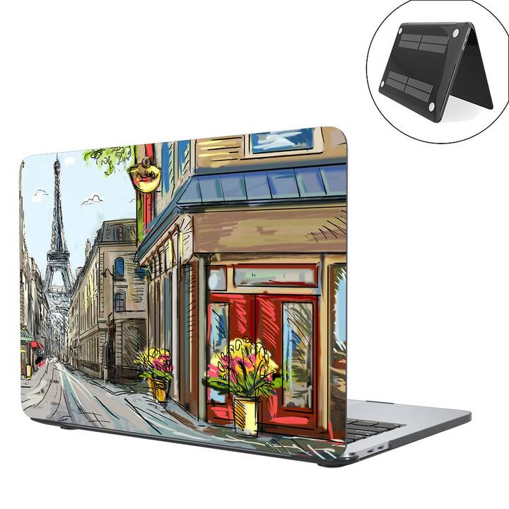 EG coque pour MacBook Air 13" (puce Apple M1) (2020) - multicolore - ville