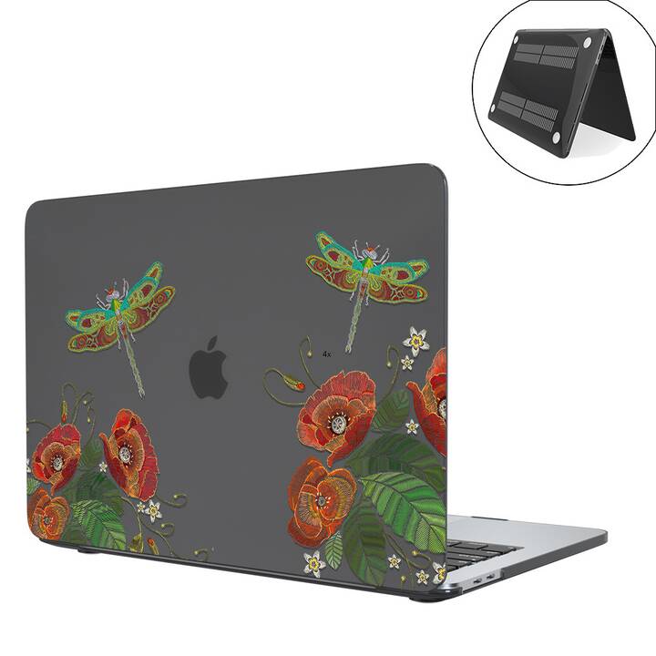 EG coque pour MacBook Pro 13" (2019) - multicolore - fleurs