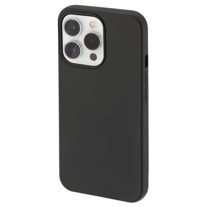 HAMA Backcover Finest Feel (iPhone 13 Pro, Schwarz)