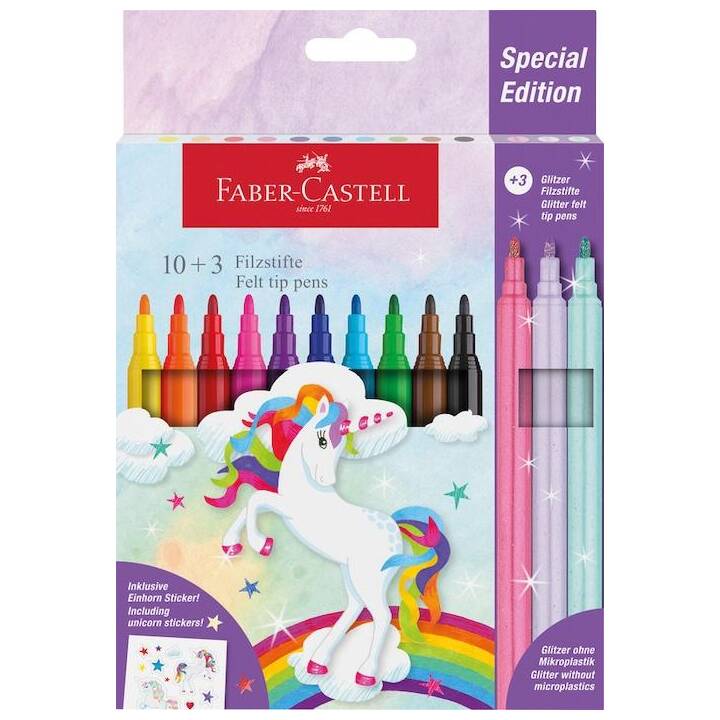 FABER-CASTELL Special Edition Crayon feutre (Multicolore, 13 pièce)
