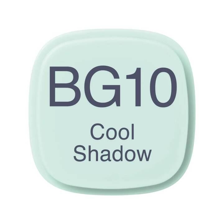 COPIC Marqueur de graphique Classic BG10 Cool Shadow (Vert, 1 pièce)