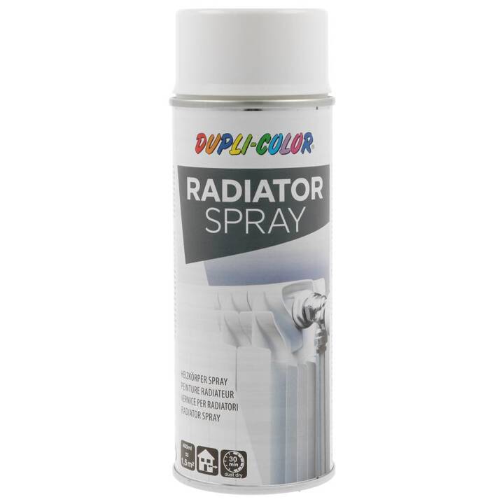 DUPLI-COLOR Spray de couleur Radiator (400 ml, Blanc, Multicolore)