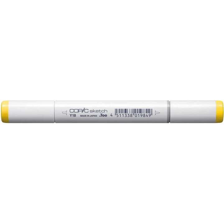 COPIC Marcatori di grafico Sketch Y18 Lightning Yellow (Giallo, 1 pezzo)