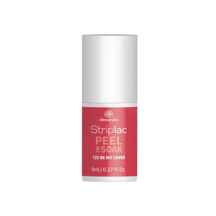 ALESSANDRO Vernis à ongles à décoller Striplac Peel or Soak (125 Be my lover, 8 ml)