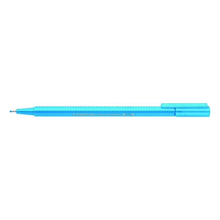 STAEDTLER Triplus broadliner Penna a fibra (Blu, 1 pezzo)