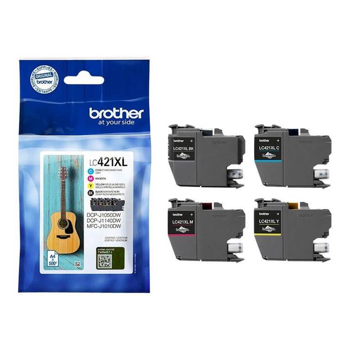 BROTHER LC421XLVALDR (Giallo, Nero, Magenta, Cyan, Multipack)