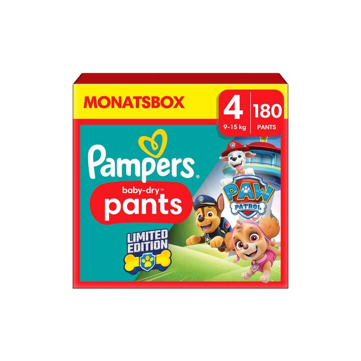 PAMPERS Dry Pants 4 (180 pièce)