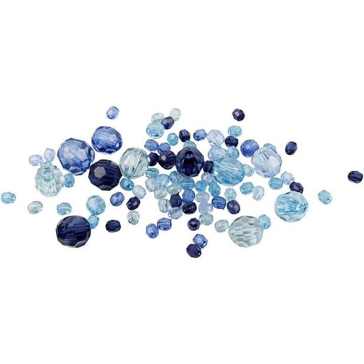 CREATIV COMPANY Perlen (45 g, Acryl, Dunkelblau, Blau)