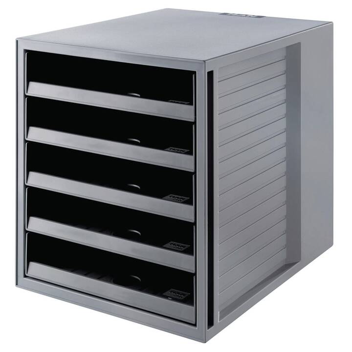 HAN Büroschubladenbox (A4, 27.5 cm  x 33 cm  x 32 cm, Grau)
