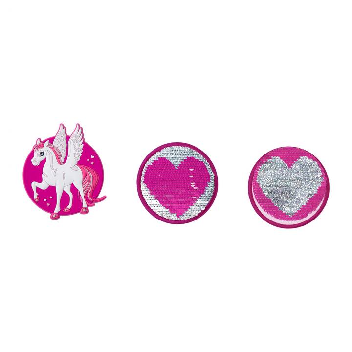 SCHNEIDER Pegasus + Heart (Grau, Pink, Weiss, Mehrfarbig)