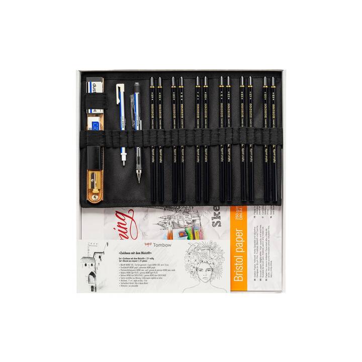 TOMBOW Crayon Mono (6B, 4B, 2H, 3H, B, F, 5B, HB, 3B, 2B)