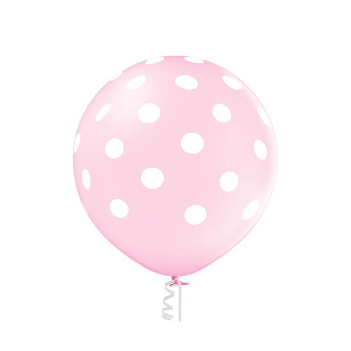 BELBAL Ballon Polka Dots (60 cm, 2 pièce)