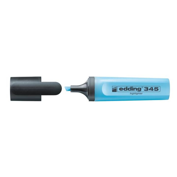 EDDING Textmarker 345 (Blau, 1 Stück)