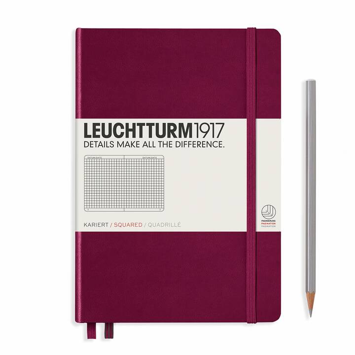 LEUCHTTURM1917 Carnets Medium (A5, Quadrillé)