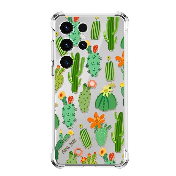 EG Backcover (Galaxy S23 Ultra, Plantes, Vert)