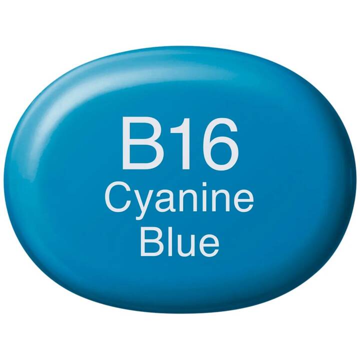 COPIC Marcatori di grafico Sketch B16 Cyanine Blue (Blu, 1 pezzo)