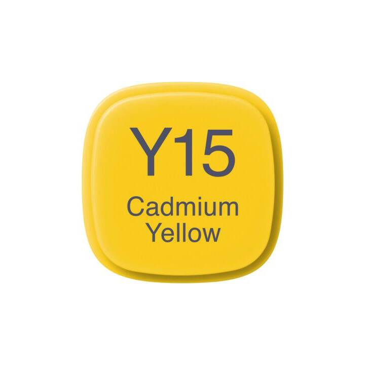 COPIC Marqueur de graphique Classic Y15 Cadmium Yellow (Jaune, 1 pièce)
