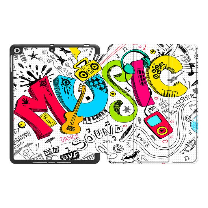 EG MTT Coque pour Apple iPad 10.2" 2019 - Musique