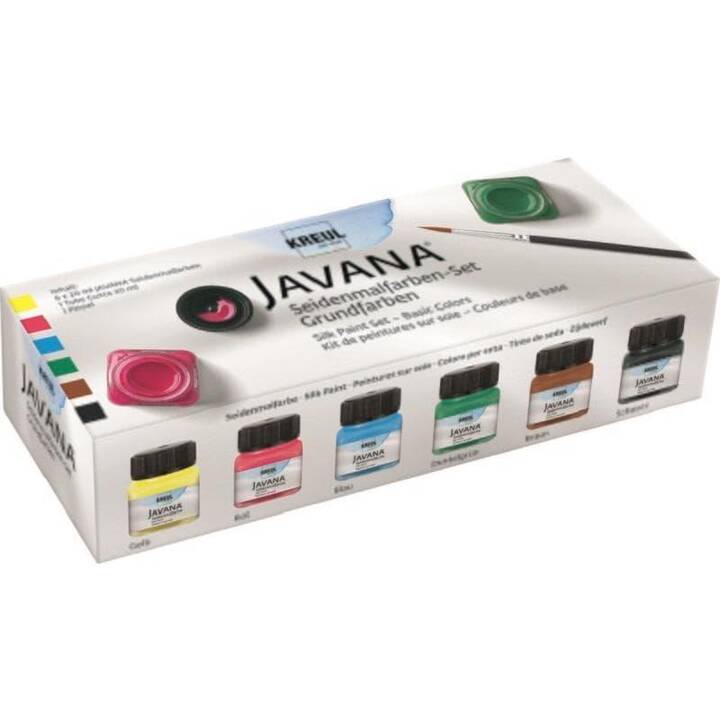 C. KREUL Colore tessile Javana Set (6 x 20 ml, Multicolore)