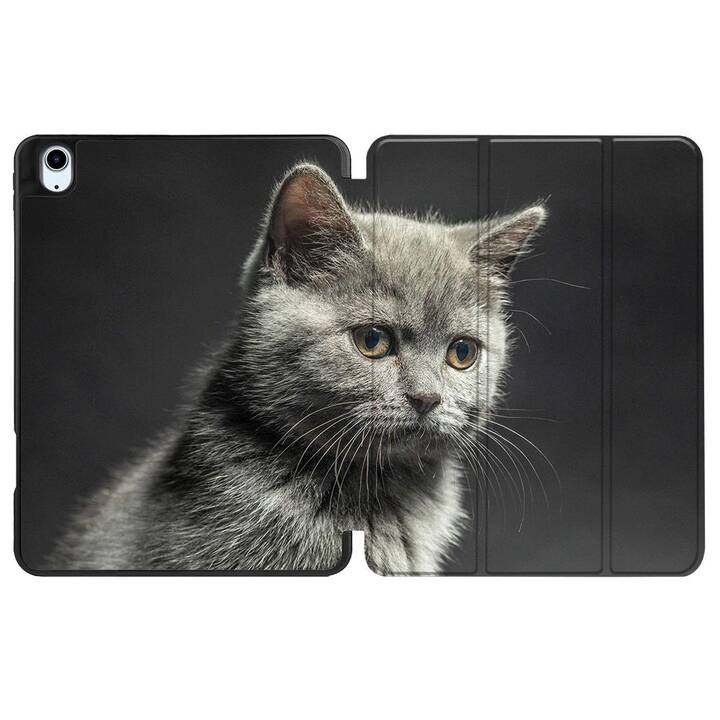 EG Housse (10.9", iPad (10. Gen. 2022), Chats, Noir)