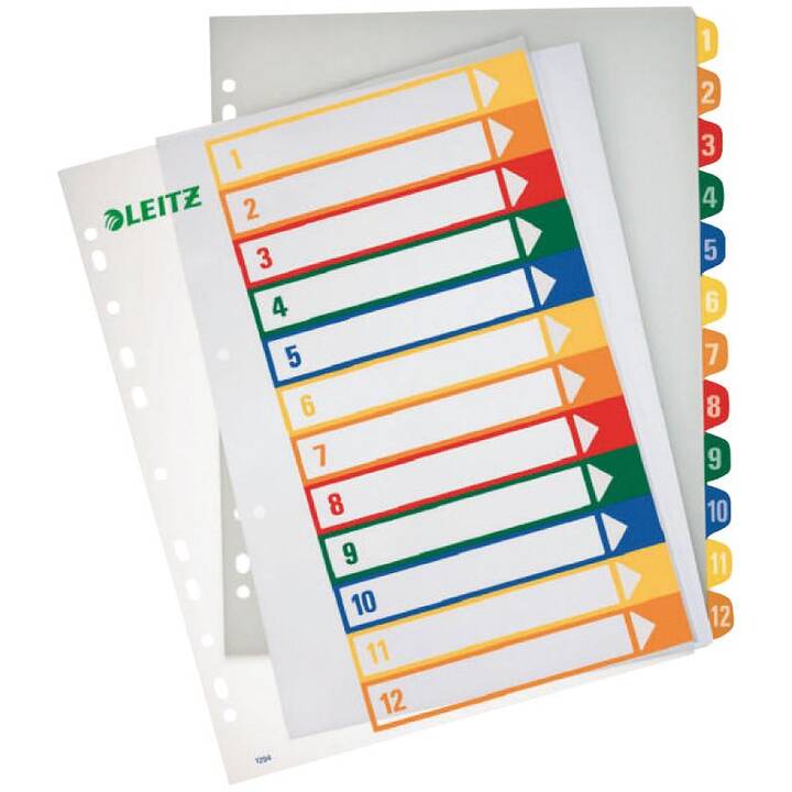 LEITZ Register (12 x A4, Nummerisch)