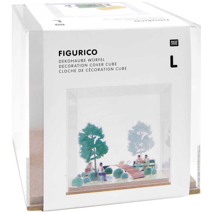 RICO DESIGN Figura in miniatura Deco (Transparente, Natura)