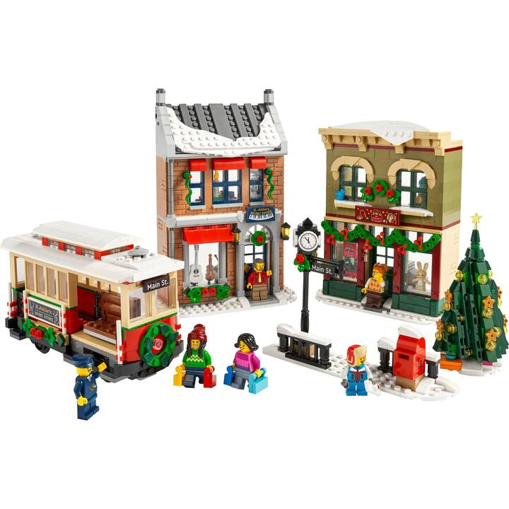 LEGO Icons La grande rue décorée pour les fêtes (10308, Difficile à  trouver) - Interdiscount