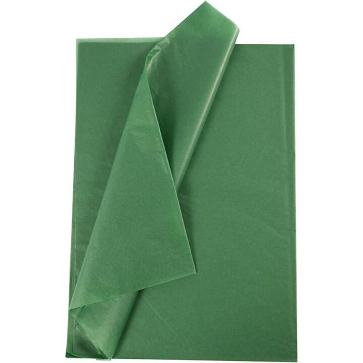 CREATIV COMPANY Papier de soie (Vert, 25 pièce)