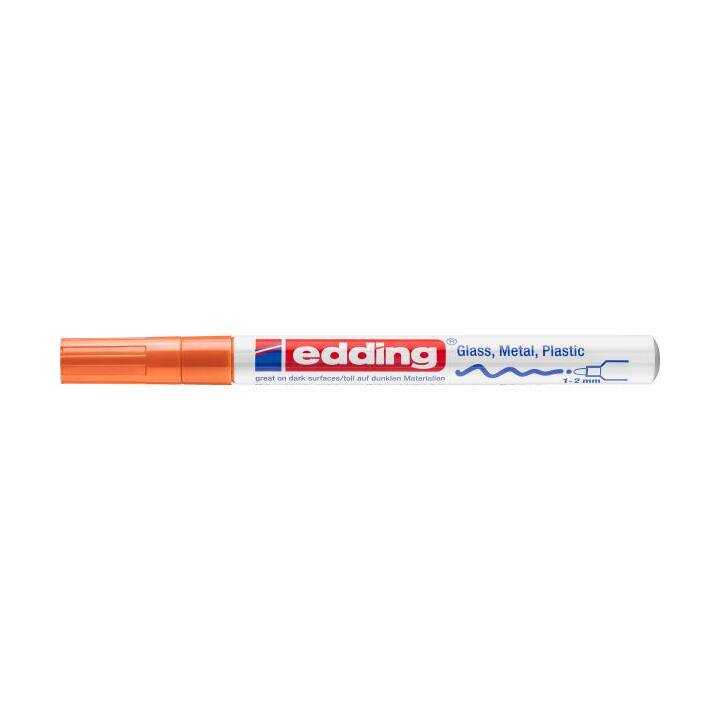 EDDING Permanent Marker 751 Crea (Orange, 1 Stück)