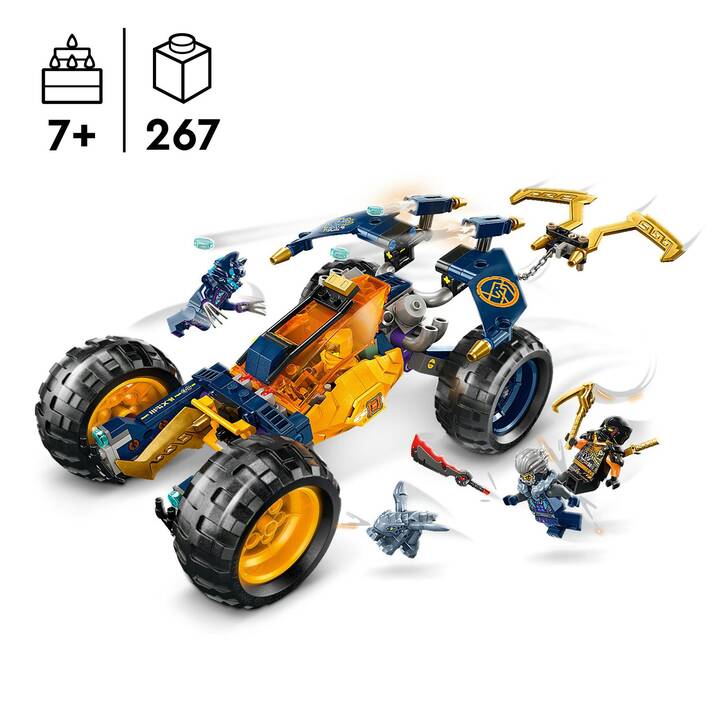 LEGO Ninjago Buggy fuoristrada ninja di Arin (71811)