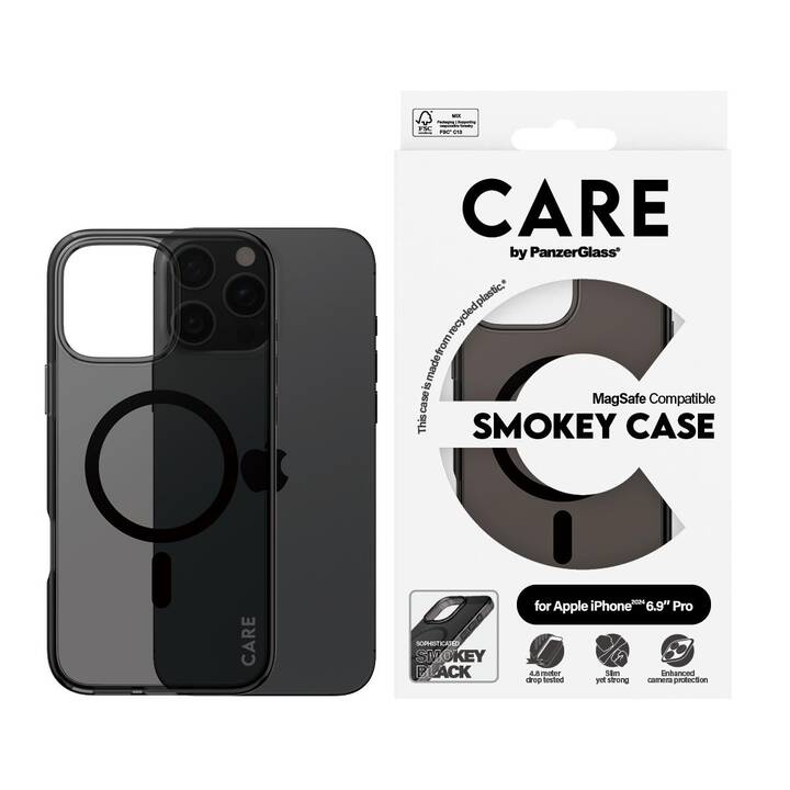 CARE Backcover MagSafe Flagship  (iPhone 16 Pro Max, Semitransparent)