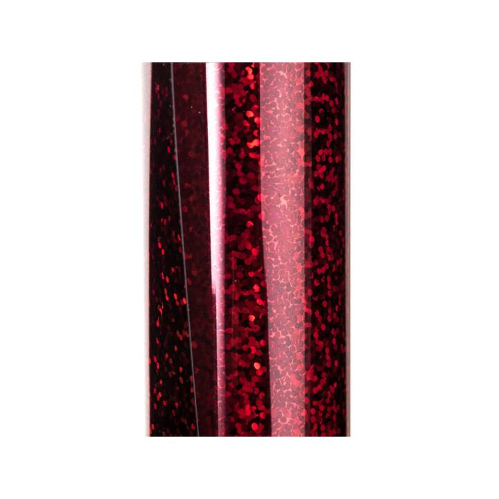 HAPPYFABRIC Pelicolle adesive (25 cm x 100 cm, Rosso)