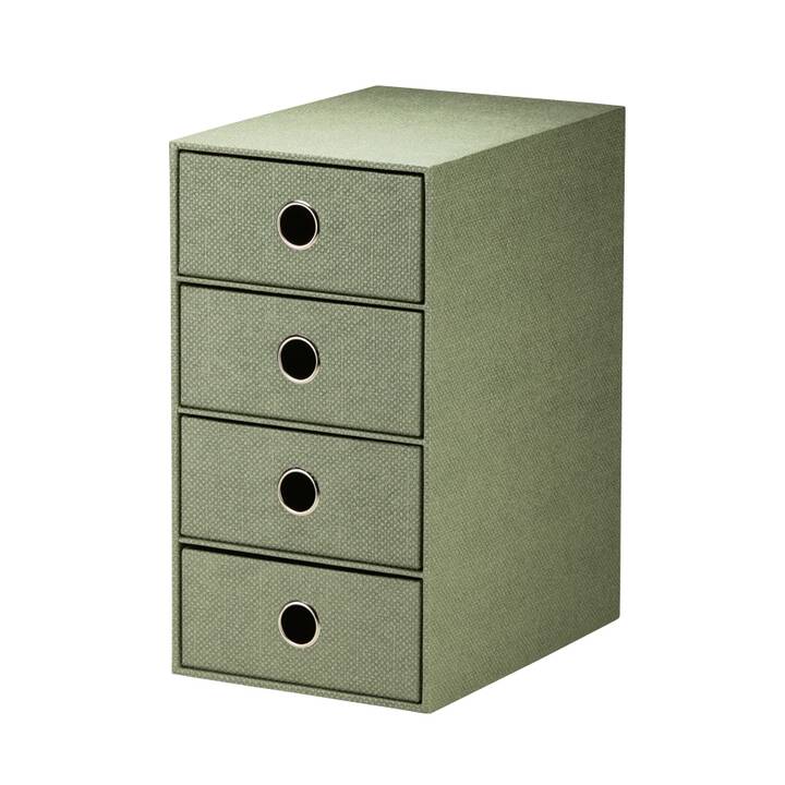 RÖSSLER PAPIER Büroschubladenbox (175 mm  x 250 mm  x 320 mm, Olivgrün)