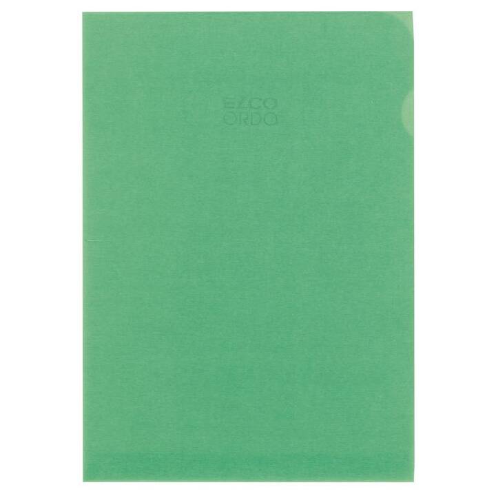 ELCO Cartellina trasparente (Verde, A4, 10 pezzo)