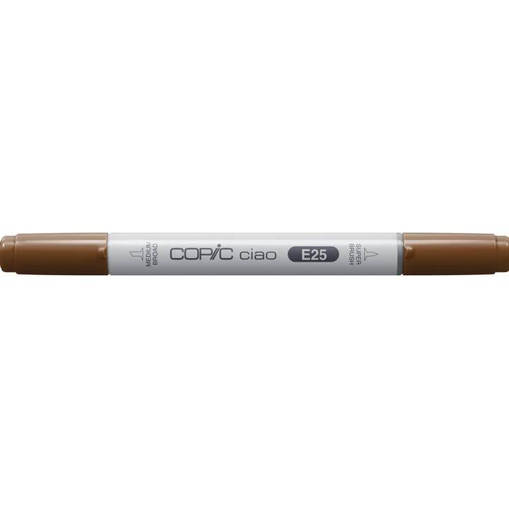 COPIC Grafikmarker Ciao E25 - Caribe Cocoa (Braun, 1 Stück)
