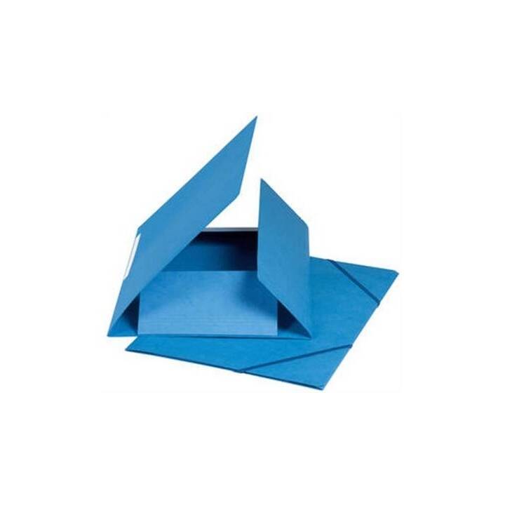 BIELLA Gummizugmappe (Blau, A4, 1 Stück)