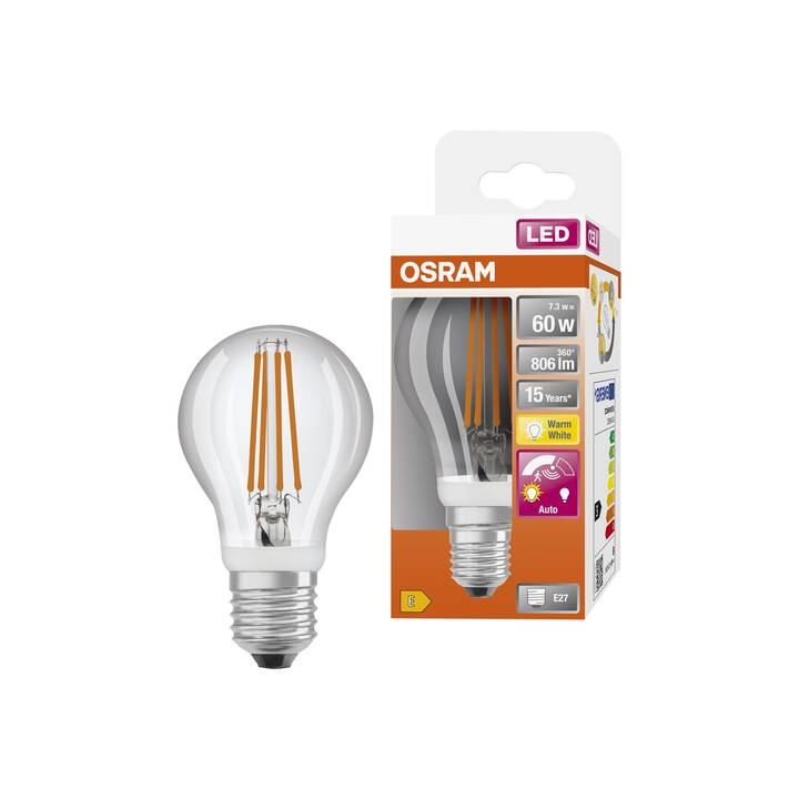 OSRAM LED Birne Star Motion Sensor (E27, 7.3 W)