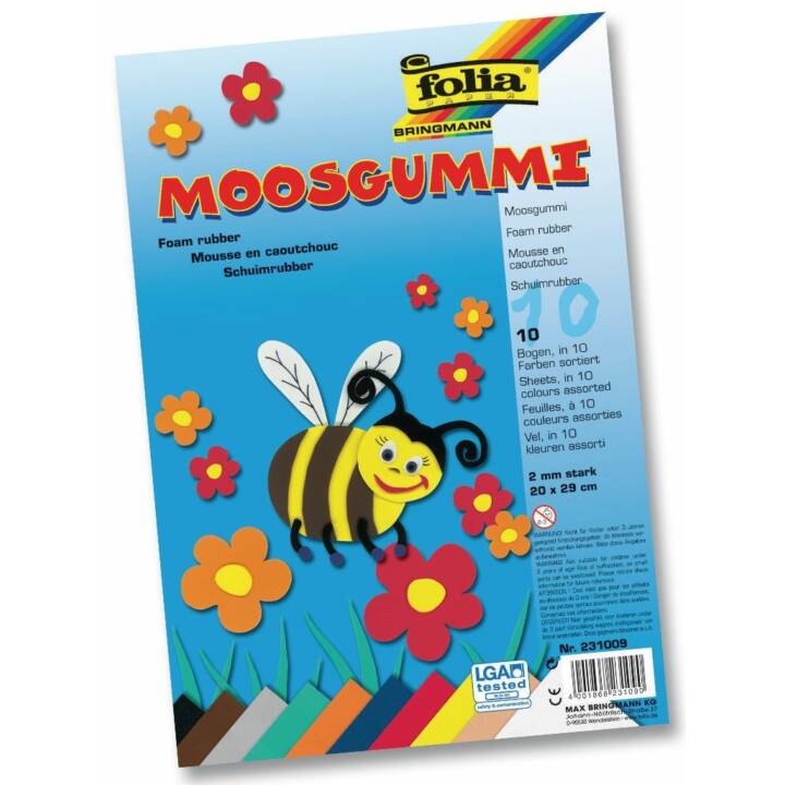 FOLIA Caoutchouc mousse (Multicolore)