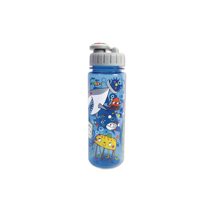 RACHEL ELLEN Bottiglia per bambini Sharks (0.5 l, Grigio, Blu)
