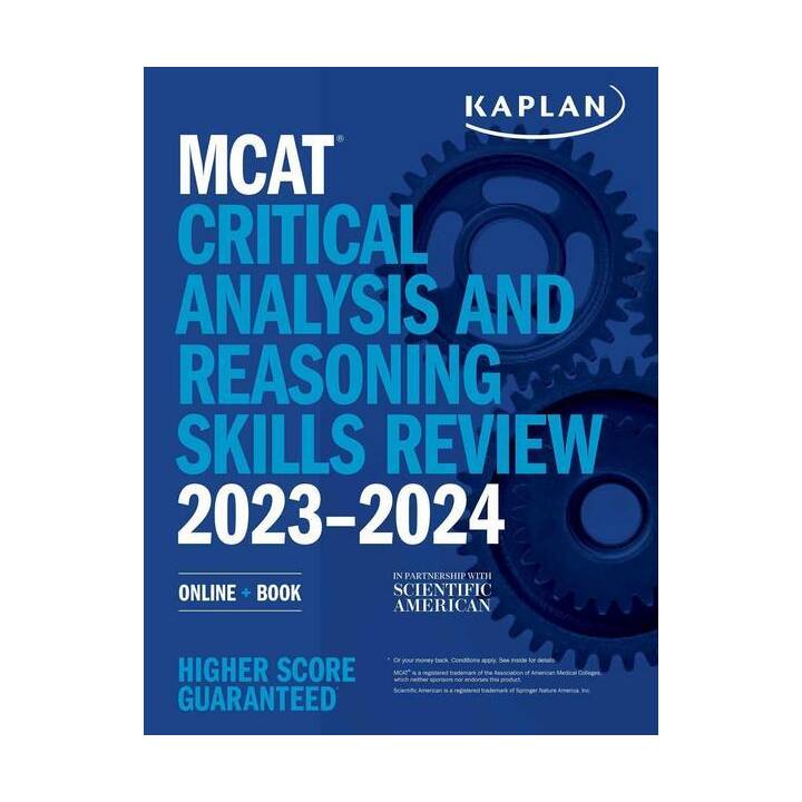 MCAT Critical Analysis and Reasoning Skills Review 2023-2024