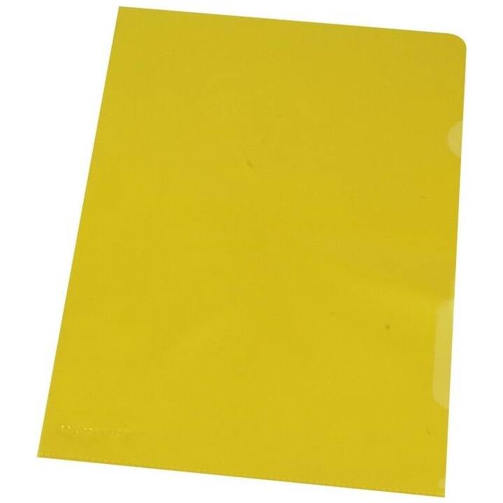 Q-CONNECT Sichtmappe (Gelb, A4, 100 Stück)