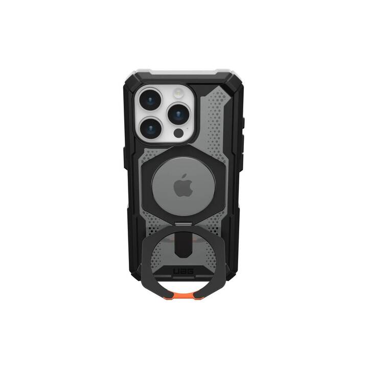 URBAN ARMOR GEAR Backcover Plasma (iPhone 15 Pro, Orange, Schwarz)