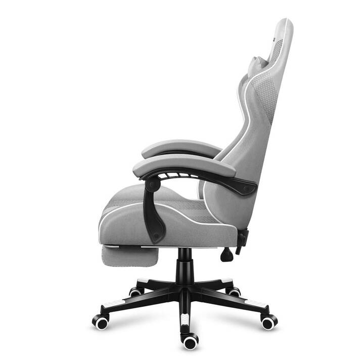 HUZARO Gaming Chaise Force 4.7 (Gris, Blanc)