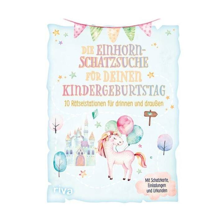 Die Einhorn-Schatzsuche/-Schnitzeljagd für deinen Kindergeburtstag