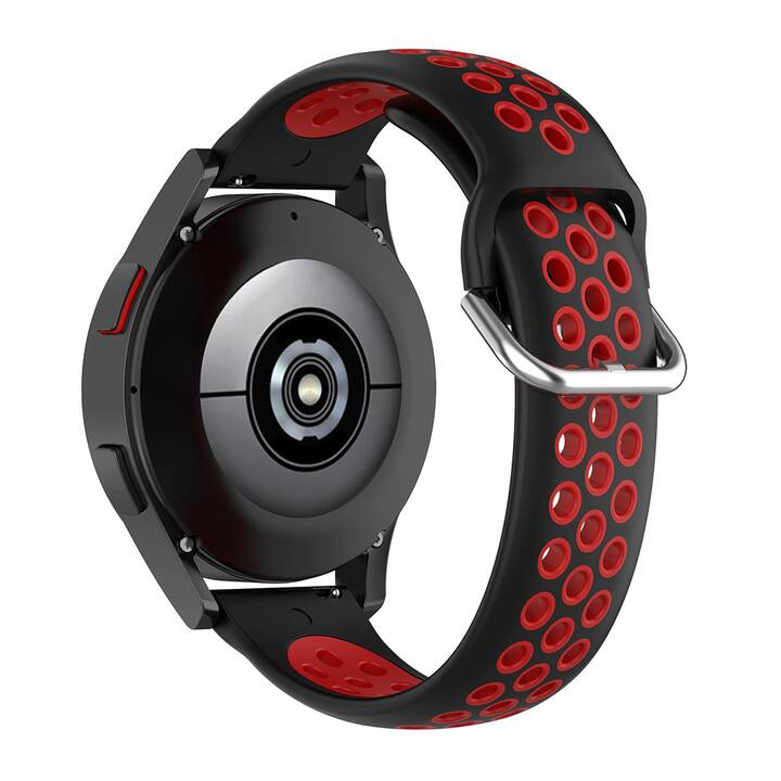 EG Bracelet (Samsung Galaxy Galaxy Watch4 40 mm, Noir, Rouge)