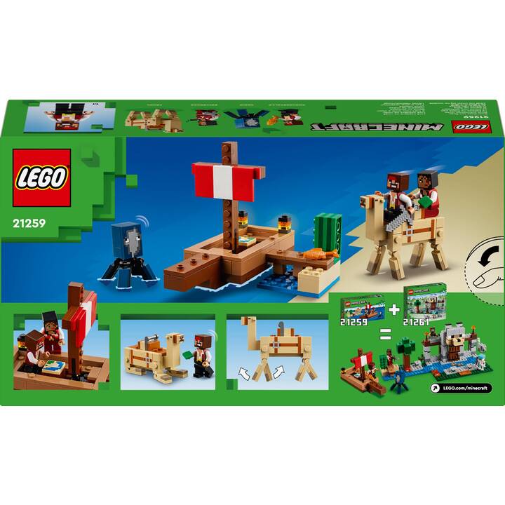 LEGO Minecraft Le voyage du bateau pirate (21259)