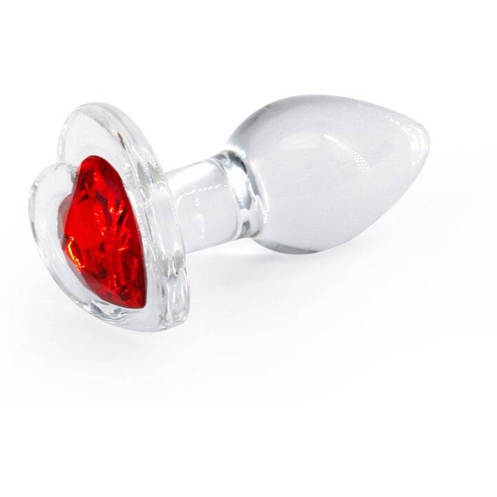 CRYSTAL Red Heart S  Plug anal