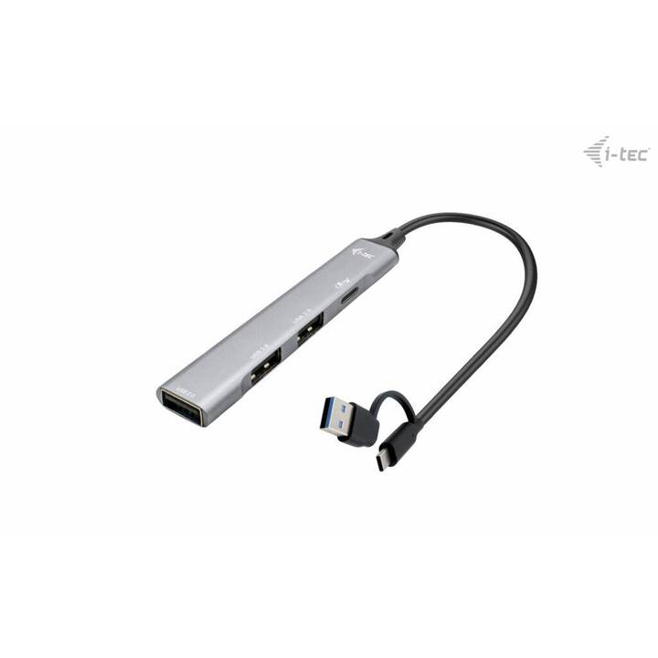 I-TEC  (4 Ports, USB Typ-C, USB Typ-A)